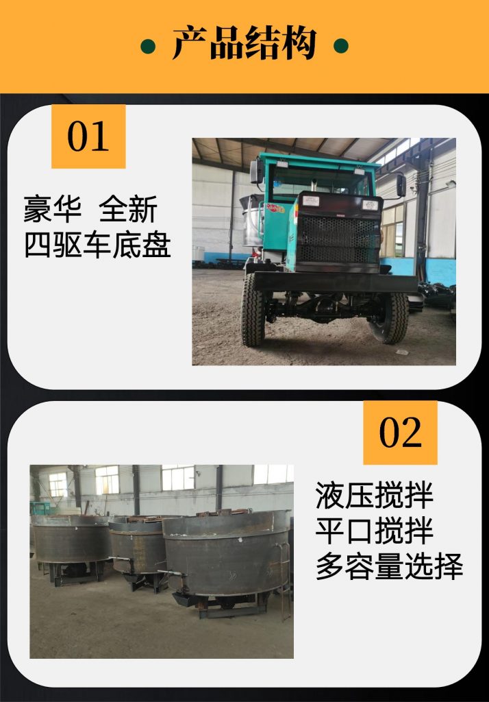 四驅攪拌車組成結構
